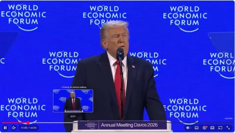 Special Address by Donald J. Trump, President of the United States of America | WEF 2026